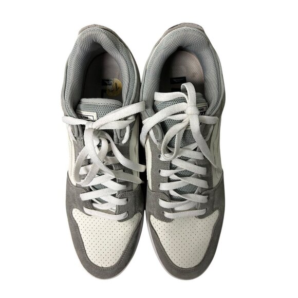 Lakai Telford Low Mens Skate Shoes Size 12 Gray & White Suede & Mesh *Read - Picture 9 of 15